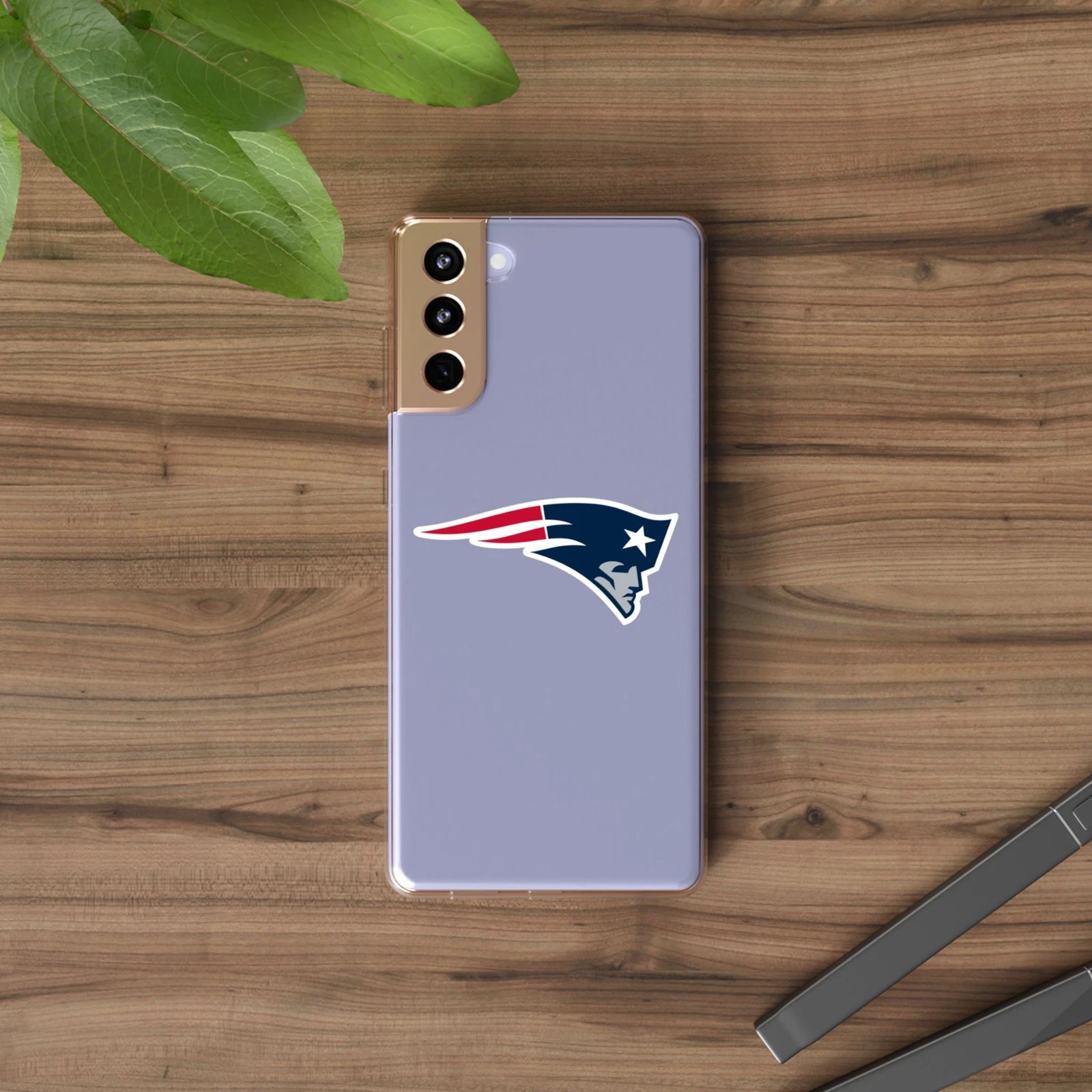 New England Patriots Clear Phone Case for iPhone
