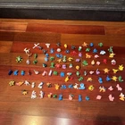HUGE Lot of 108 Vintage Pokemon 1" Micro Mini Figures - Mixed Gen Bulk Toy