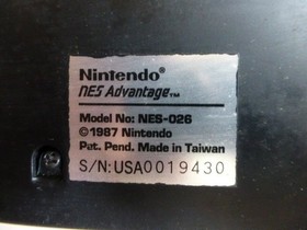 Nintendo NES Advantage Joystick Controller with original box and foam!