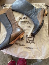 Cydwoq Women's Handmade Leather Shoes Vintage Made In USA Size 37 Retail 598