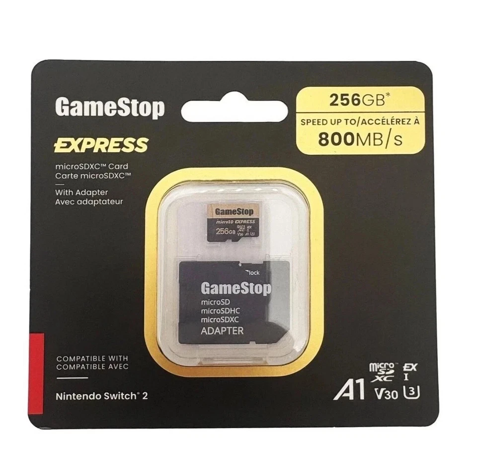 GameStop 256GB Express Micro SD Card for Nintendo Switch 2 SHIPS ASAP - Image 4 of 4