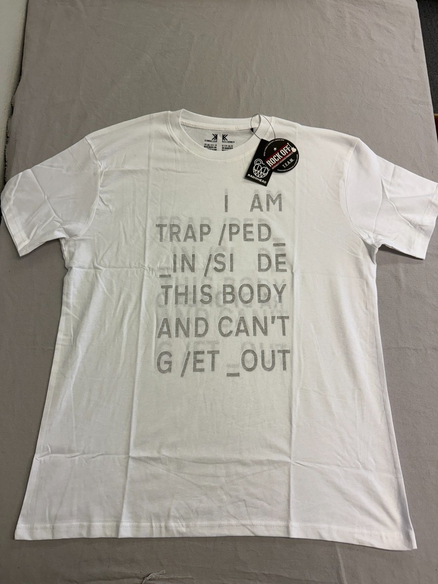 Radiohead Trapped T-shirt - In Rainbows Bodysnatchers Tee XL | eBay