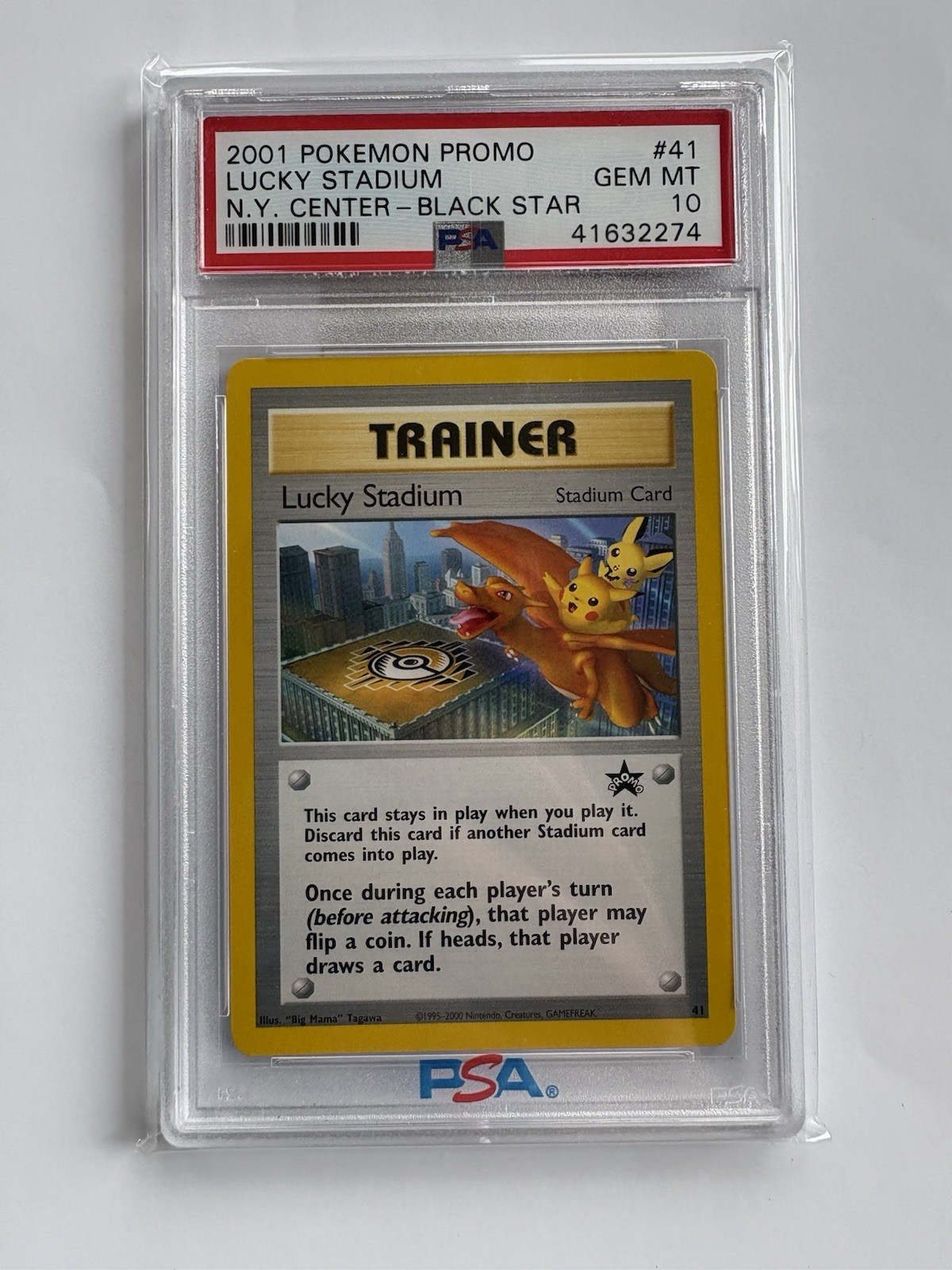 Lucky Stadium 2001 Wizards Black Star Promo #41 New York Pokemon