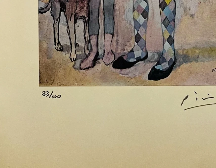 PABLO PICASSO, IMPRESIÓN ORIGINAL FIRMADA, INCLUYE CERTIFICADO DE AUTENTICIDAD Y TASACIÓN DE $3,500. Foto 3 de 4