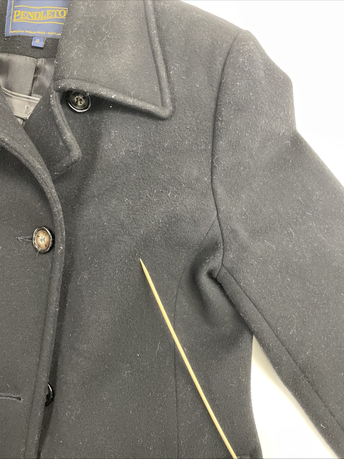 Pendleton Double Breasted Wool Coat Jacket Womens… - image 7