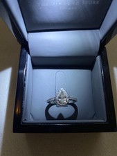 diamond engagement wedding ring set used