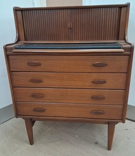 1960’s mid century modern teak bureau desk CS N44