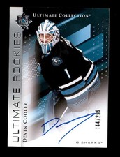 DEVIN COOLEY 2024/25 UD ULTIMATE COLLECTION #156 ROOKIE AUTO #144/299 BF9525