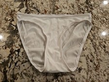True Vintage Victoria's Secret Satin  Tactel Nylon Bikini Brief Panties Medium