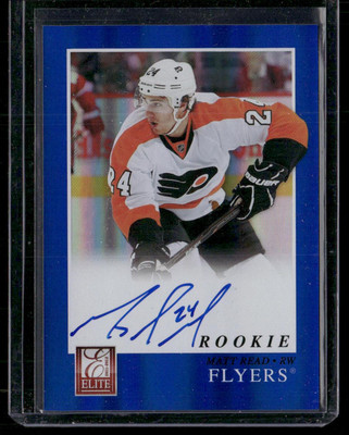 2011-12 Panini Elite #223 Matt Read Rookie AUTO
