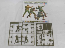 1/35 Tamiya WWII US Army Infantry Soldiers 4 Figures Plastic Model Kit Complete