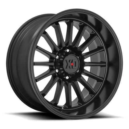 22x10 XD XD857 WHIPLASH Satin Black Wheel 5x5.5 (-18mm) - Picture 2 of 6
