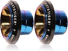 Motorcycle Frame Slider: Scooter Frame Sliders for Front For Color: Blue-Black