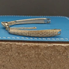 Vintage Ladies Gold-Fill Speidel Gleam& Glisten Unused 1960s Cocktail Watch Band