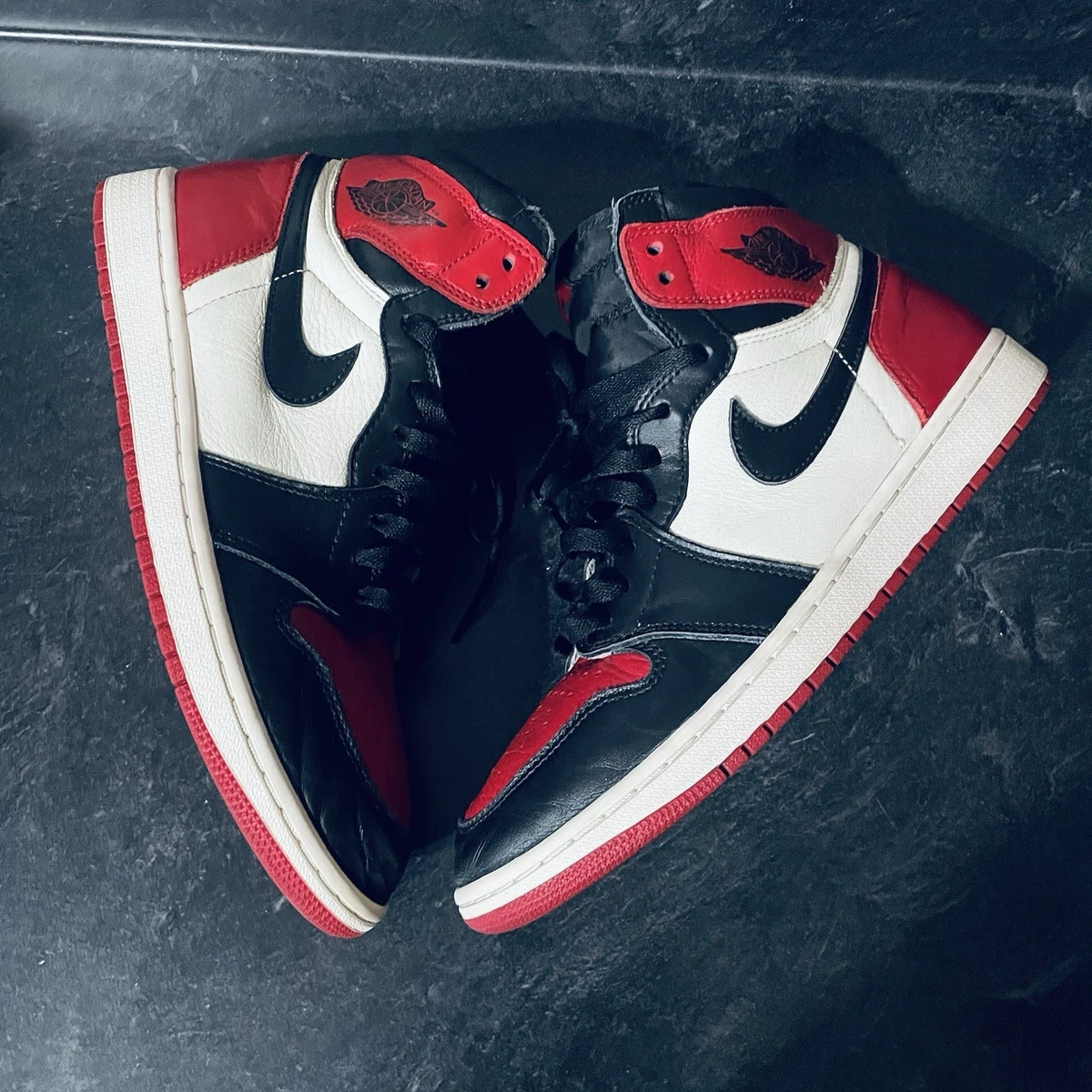 Jordan 1 High Black Red 2019 for Sale | Authenticity Guaranteed | eBay