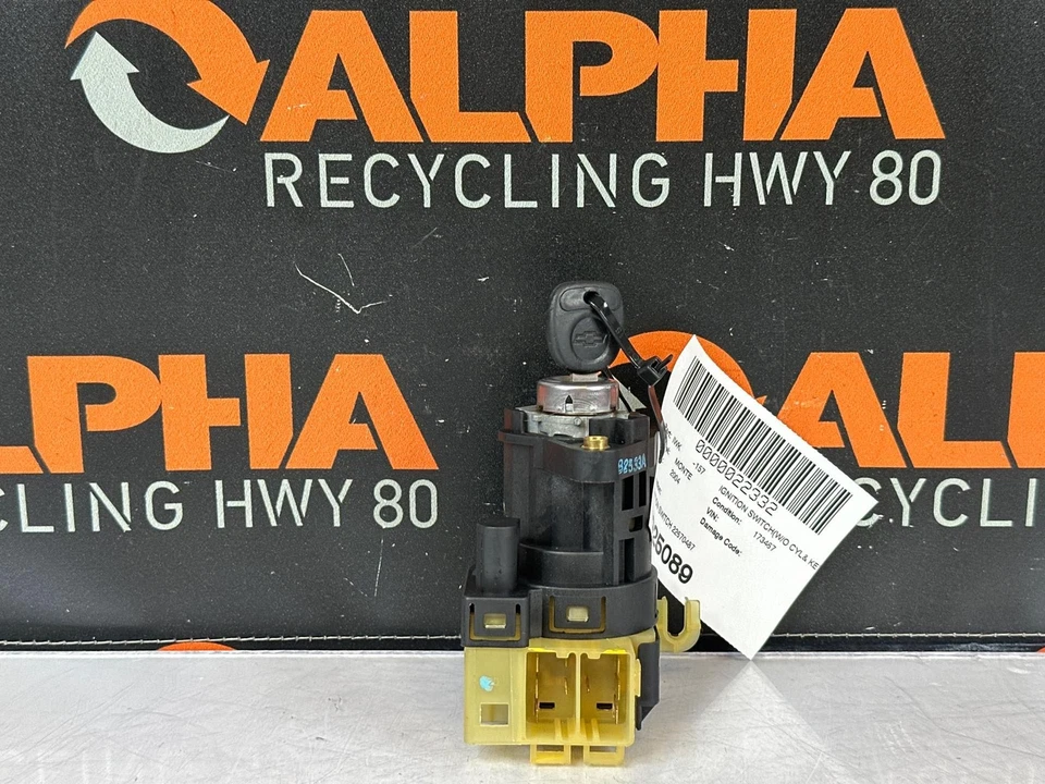 Ignition Switch(w/o Cyl& Key) CHEVY MONTE CARLO 00 01 02 03 04 05 Foto 2 de 4