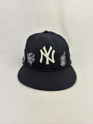 New Era 59FIFTY NY Yankees Team Side Patch Fitted Cap Schwarz MLB Original NEU