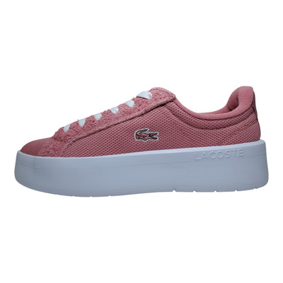 Lacoste Women s Carnaby Platform Sneaker Pink/White Size 9 US