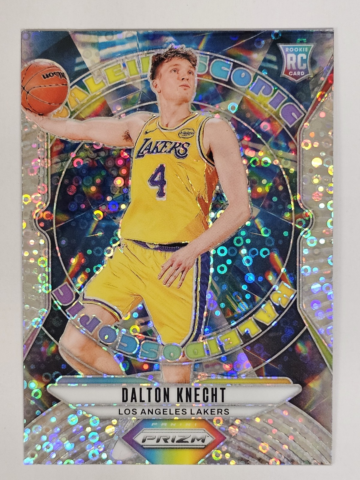 2024-25 Prizm DALTON KNECHT #16 Silver Fast Break Disco Kaleidoscopic Rookie RC