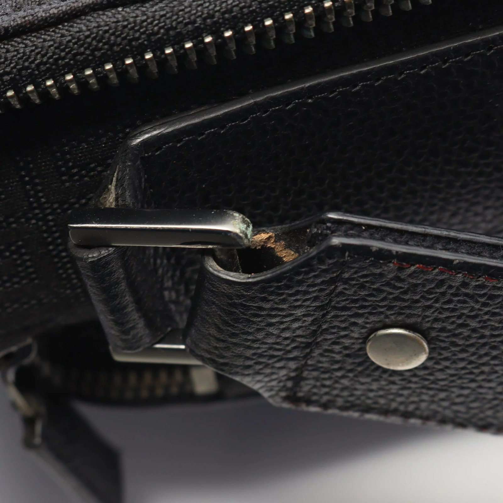 GIVENCHY 4G Shoulder Bag Canvas Leather Black Gold Hardware #RC3843 thumbnail 7