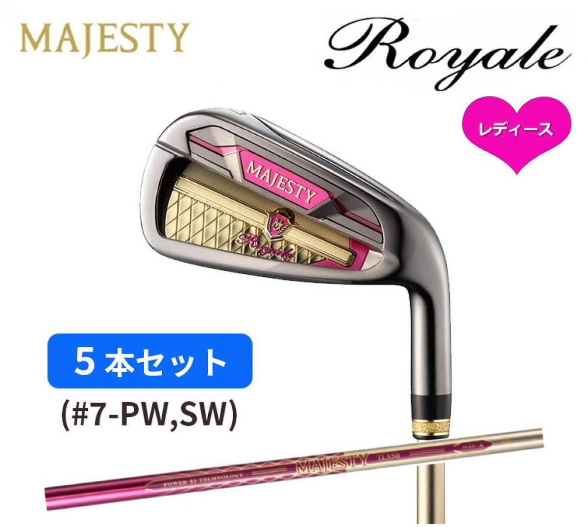 MAJESTY Golf Japan 2023 Royale Iron Set #7-Pw,Sw TL550 Maruman 