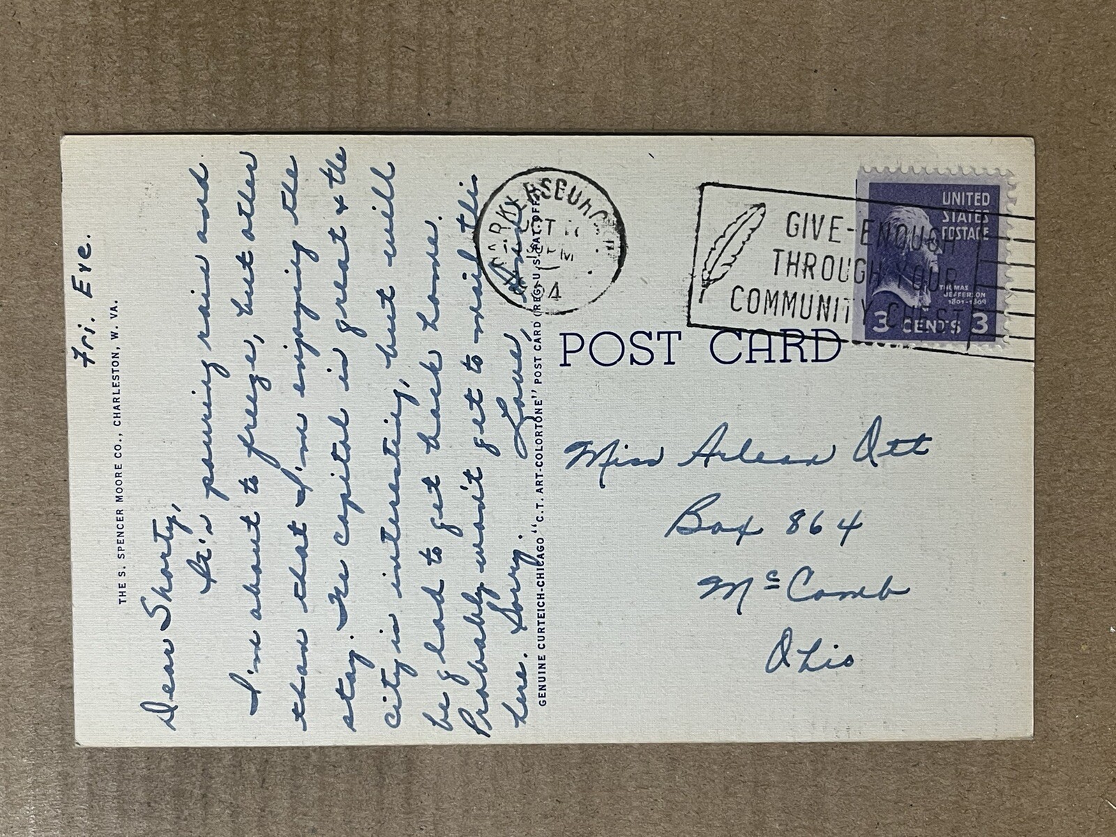 Postcard Charleston WV West Virginia Catholic High School Vintage PC eBay