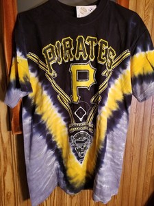 pittsburgh pirates tie dye shirt