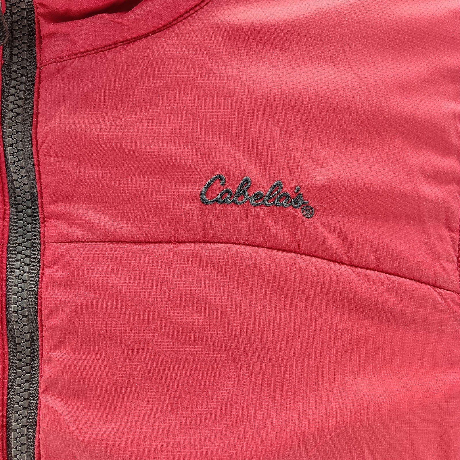 Cabelas Primaloft Puffer Jacket Red Lightweight P… - image 5