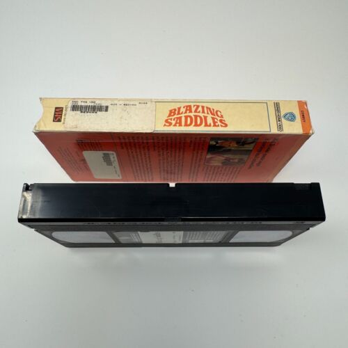 Blazing Saddles VHS 1991 Warner Home Video Gene Wilder Mel Brooks VINTAGE Movie - Picture 4 of 6