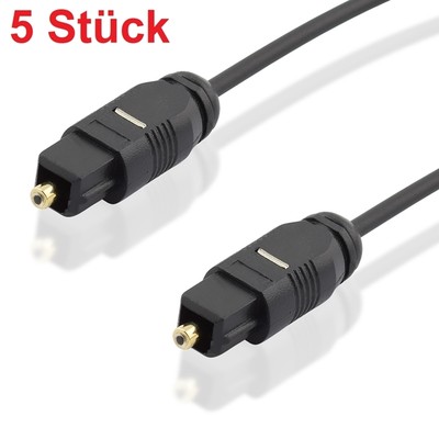 20m Optisches Opto Toslink Audio Glasfaser digital Kabel für 5.1 Dolby Surround