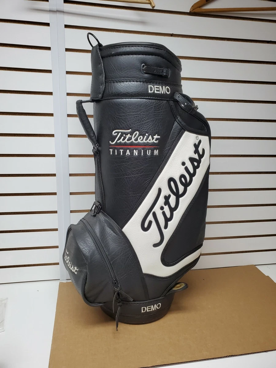 GOLF BAG Titleist black / white Demo display cart bag RARE