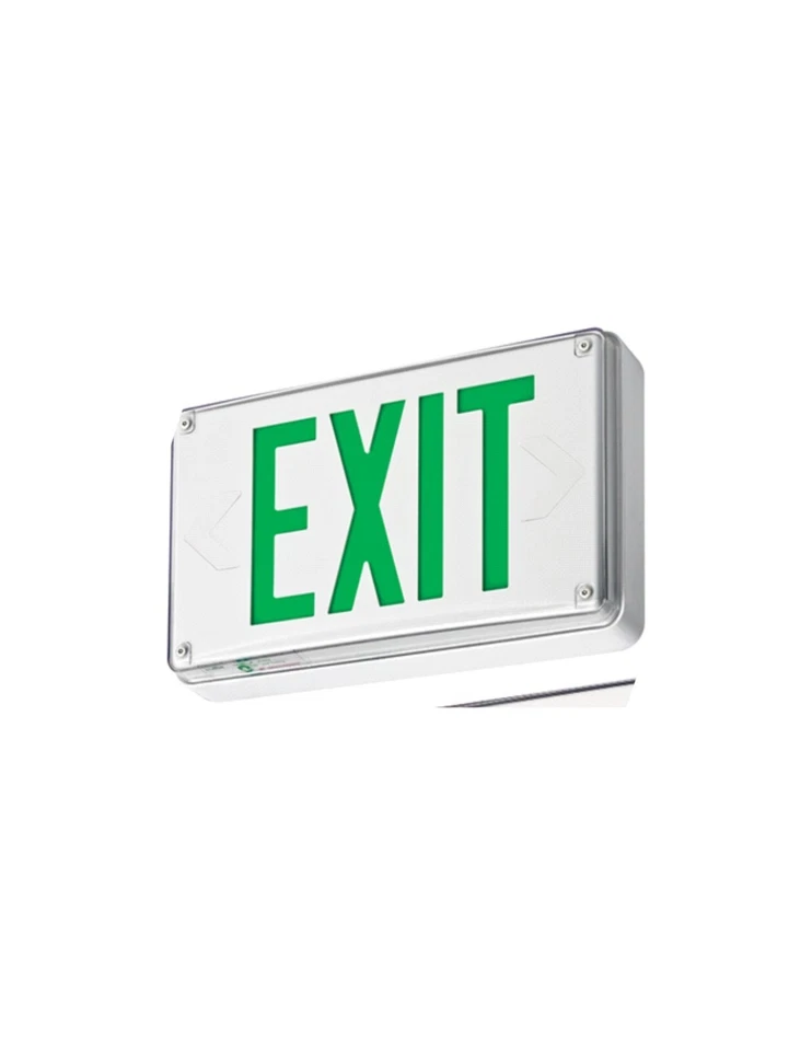 LITHONIA LIGHTING LV S W 1 G 120/277 EL N U Extreme All Conditions Exit Sign