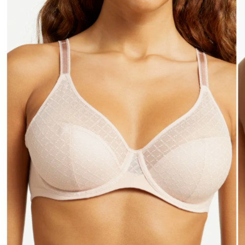 NEW CHANTELLE 16M1 NORAH CHIC UNDERWIRE BRA NUDE SIZE 32D US NUDE