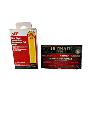 VTG 2x ACE & GENERAL Rough Surface 6 1/8'' x 3 1/2'' Replacement Pads PAINTS/STAIN
