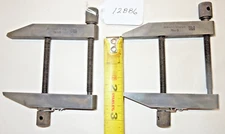 BROWN & SHARPE Lot of (2) No. 754-D Machinist / Toolmaker Parallel Clamps, USA