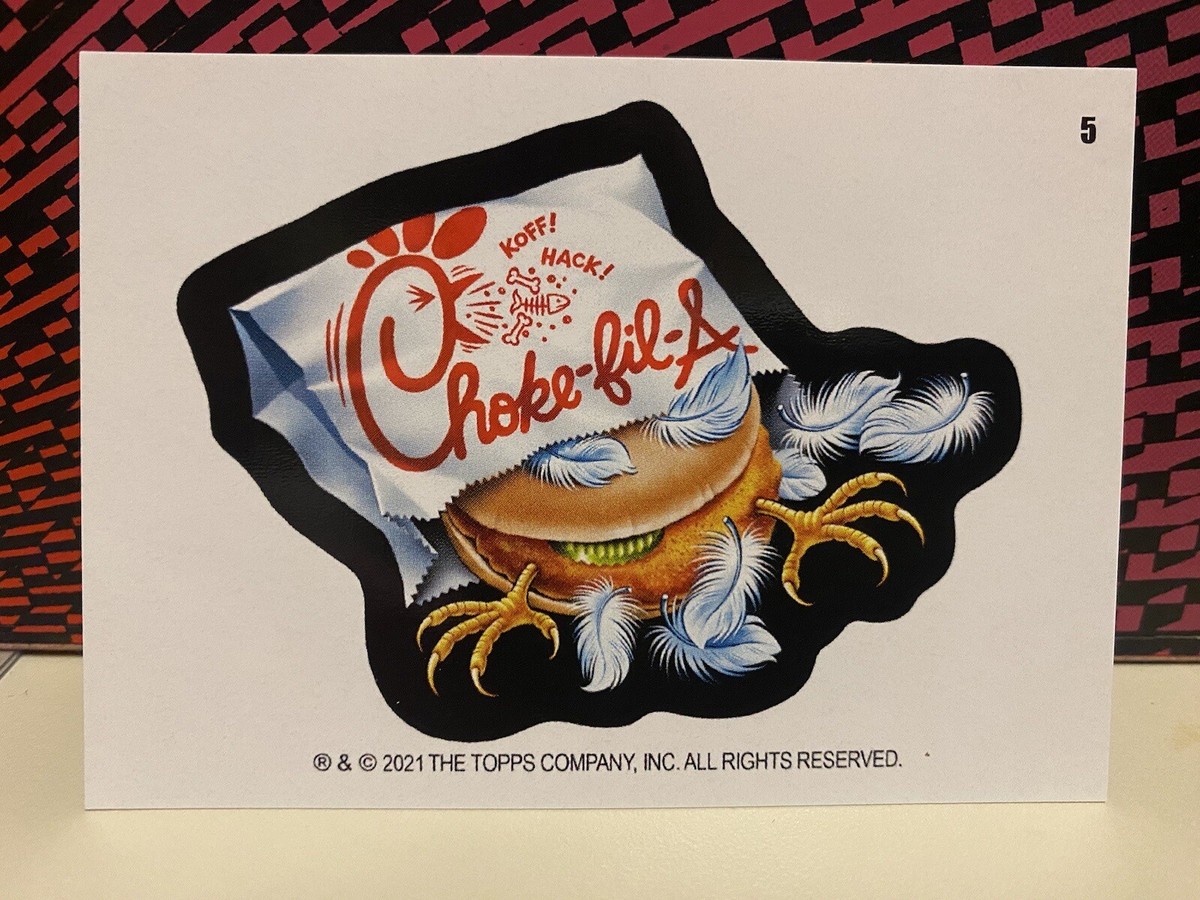 2021 Topps Wacky Packages Monthly Series MARCH 21- “CHOKE-FIL-A