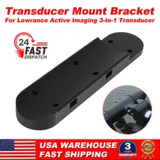 For Lowrance 3-In-1 Active Imaging Transducer Mount Bracket Fit Minn Kota Motor