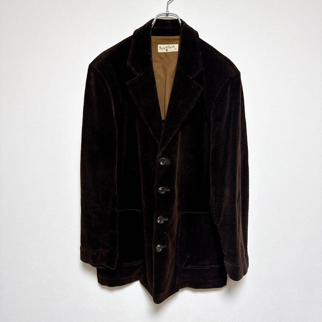 Margaret Howell MHL Corduroy Tailored Jacket Coat Brown Size