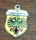 Vintage Donauworth 800 Silver Enamel Shield Charm Reu — photo 3