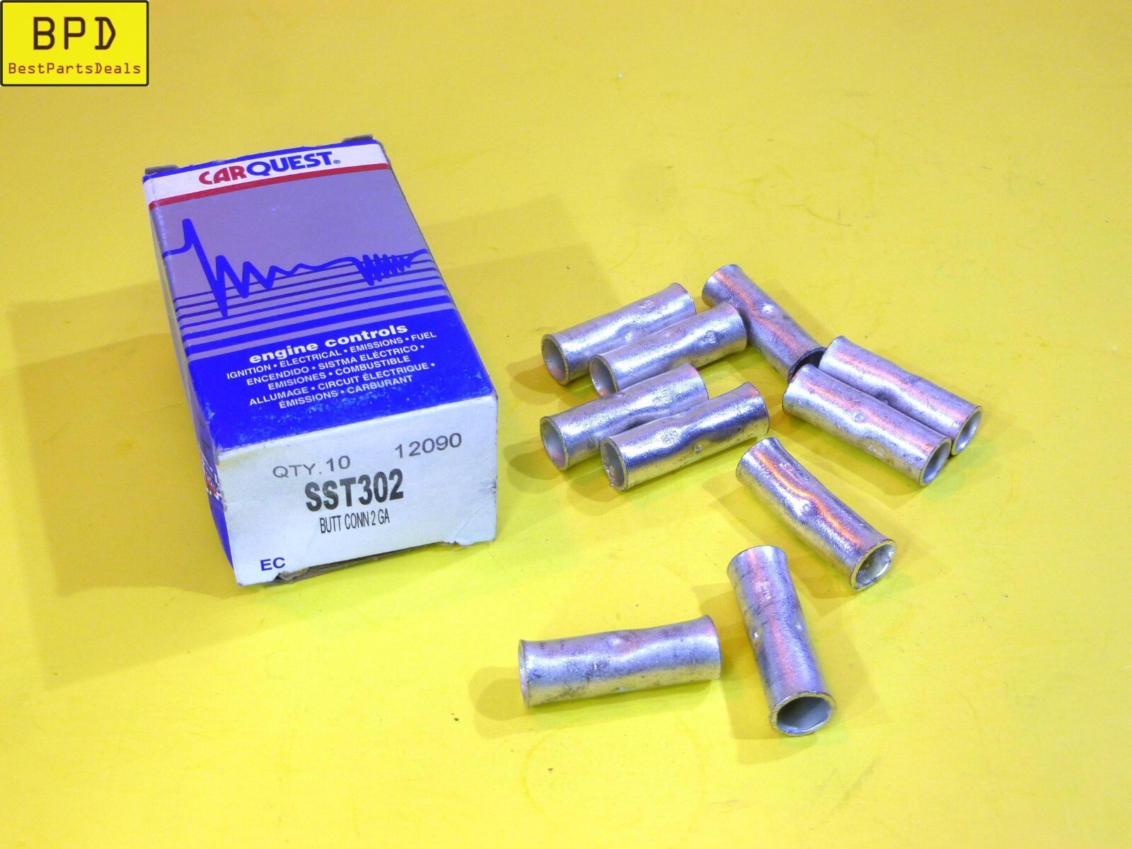 10x Butt Splice Connector 2 ga. CARQUEST SST302 eBay