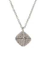 Rebecca Minkoff Pave Pyramid Sphere Necklace W1025