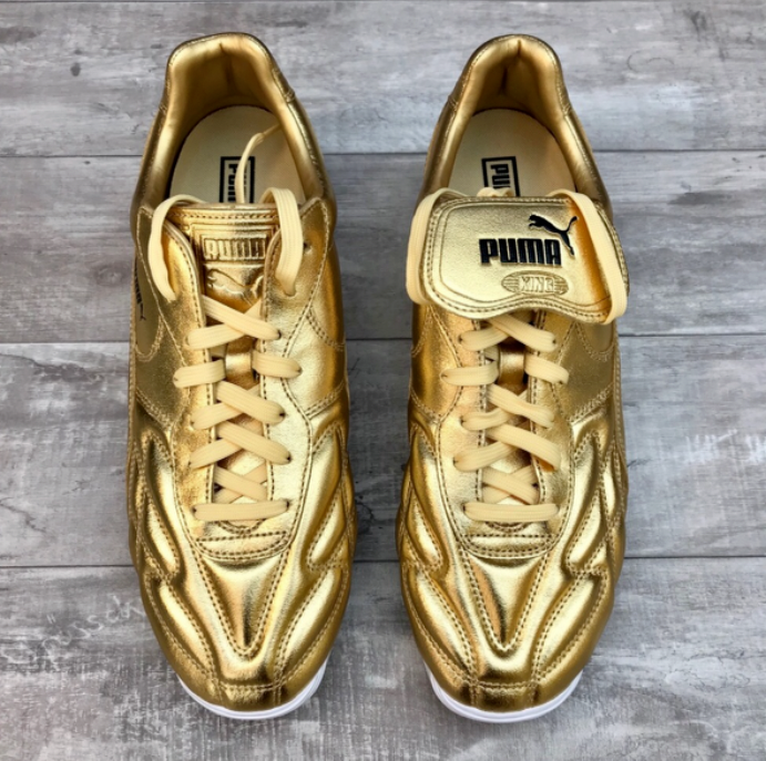 シューズ PUMA KING Avanti  football shoes Puma King Avanti Premium Mens Soccer Sneakers White and Gold