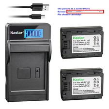 Kastar Battery USB LCD Charger for Sony NP-FZ100 BC-QZ1  Sony Alpha a9 Camera