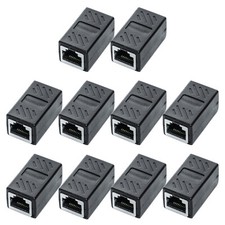 RJ45 Inline Coupler Cat7 Cat6 Cat5e Cat5 Ethernet LAN Network Cable Adapter Lot