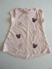 Disney Jumping Beans Minnie Mouse Sequin Glitter Top Girls Sz 4