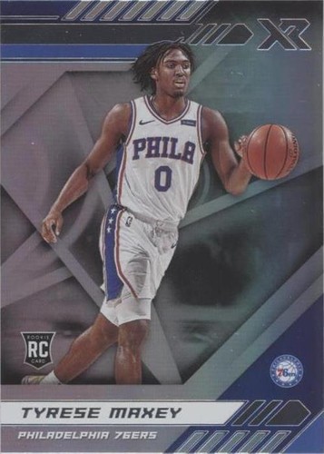 TYRESE MAXEY 2020-21 PANINI SPECTRA ROOKIE ASPIRING PRIZM AUTO RC