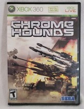 Chrome Hounds (Microsoft Xbox 360, 2006) Black Case W/O Manual