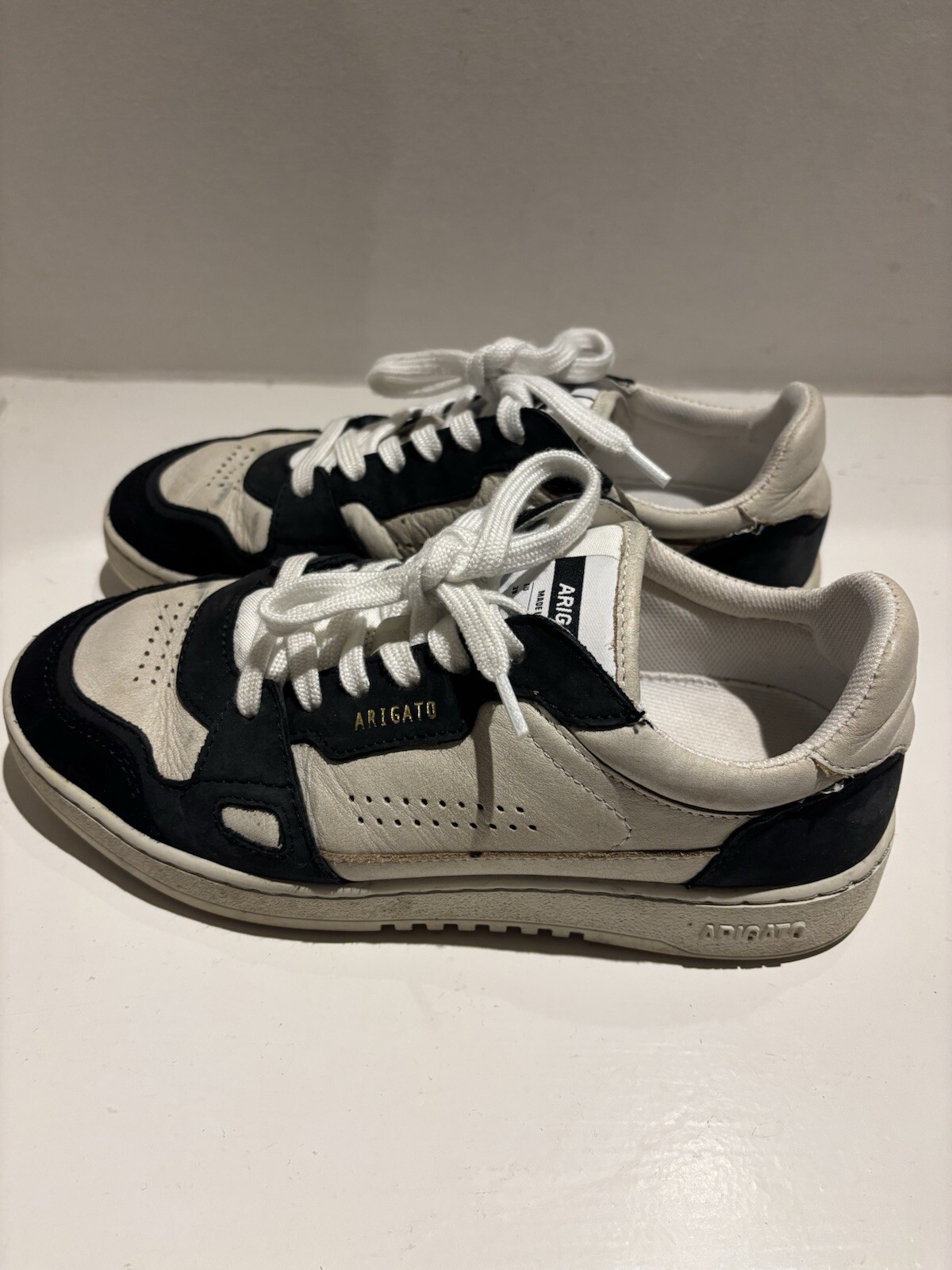 Axel Arigato Dice Lo Beige/ Dark Trainers Size UK 6 image 5