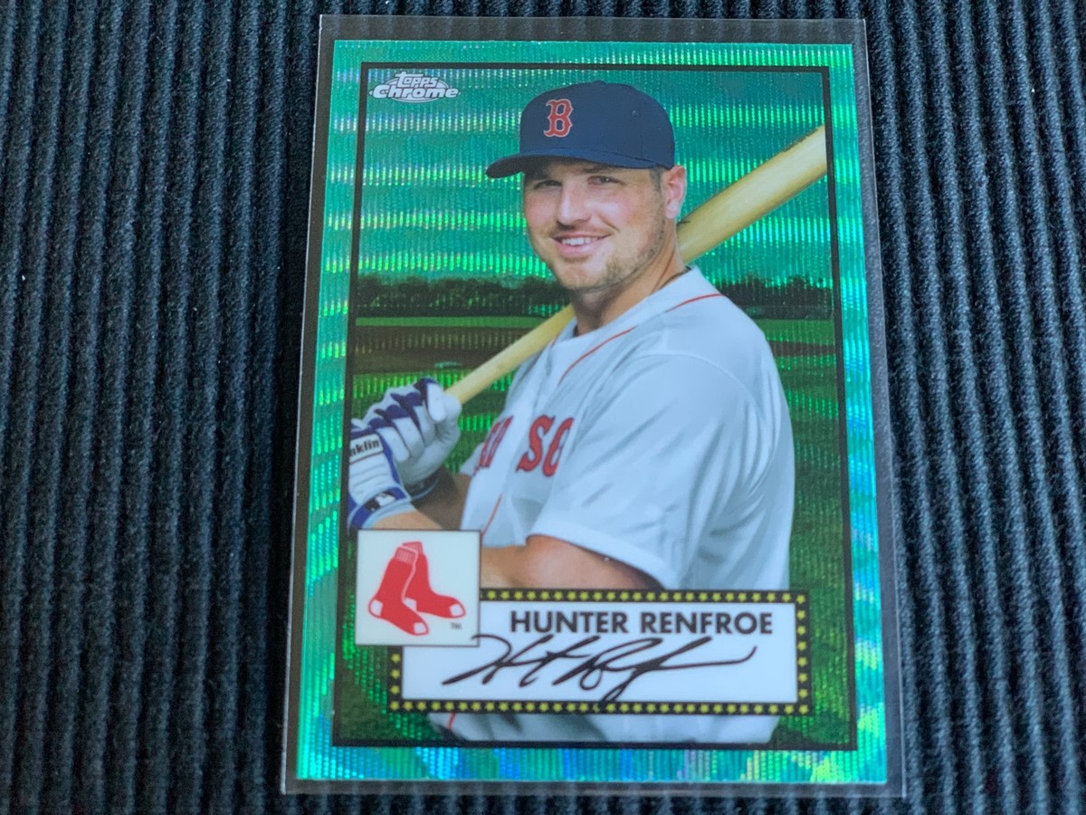 2021 TOPPS CHROME PLATINUM #460 HUNTER RENFROE *ANNIVERSARY AQUA