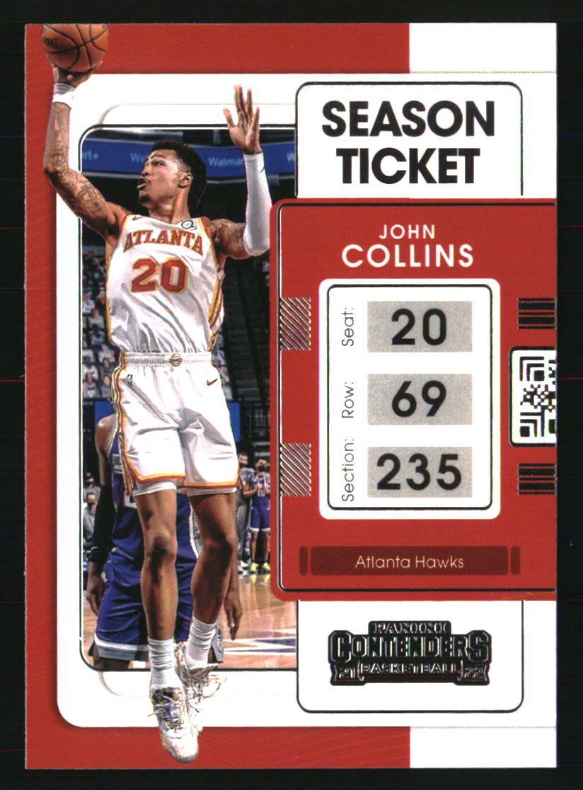 John Collins 2021-22 Panini Contenders #14 BASKETBALL Card